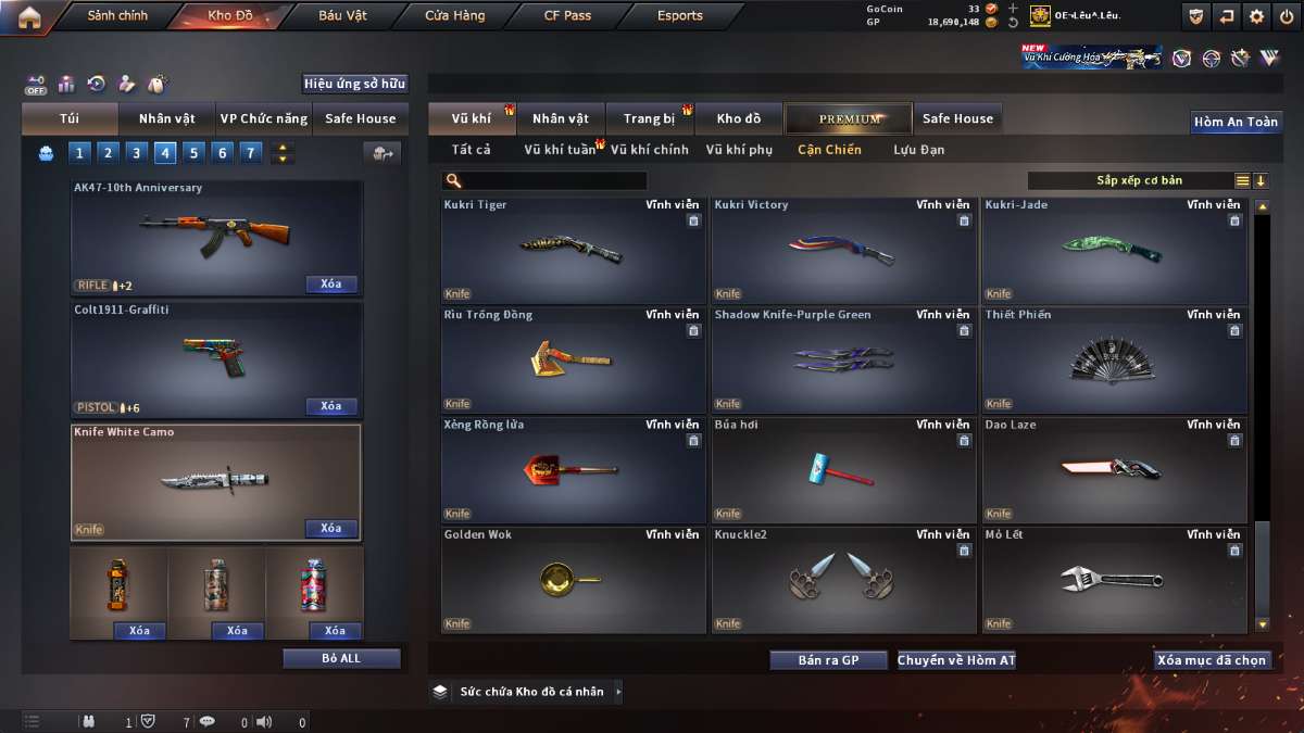 shop acc cf uy tin gia re